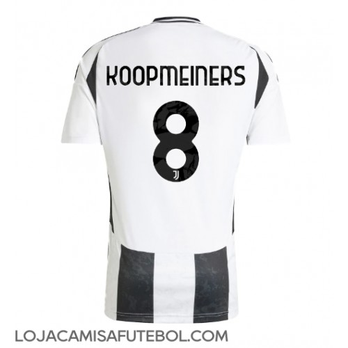 Camisa de Futebol Juventus Teun Koopmeiners #8 Equipamento Principal 2024-25 Manga Curta